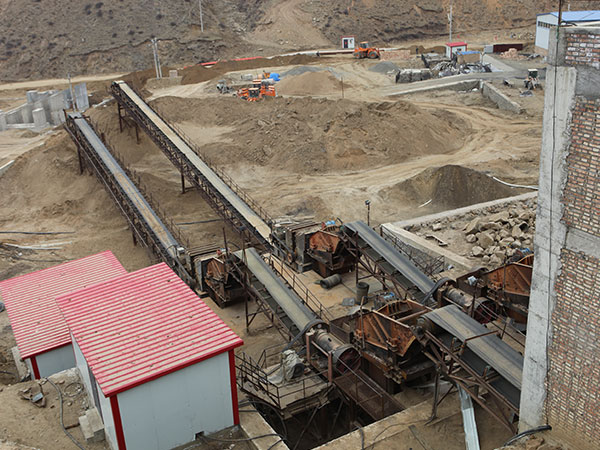 Gold mine flotation production